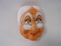Gesichtsmaske alte Frau