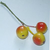 Äpfel 20mm gelb-rot 80erPackung VE4