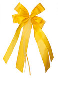 Geschenkschleife gelb  ca. 17 x 31cm   (3)