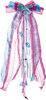 Schultütenschleife pink/hellblau  ca. 23 x 50 cm     (3)