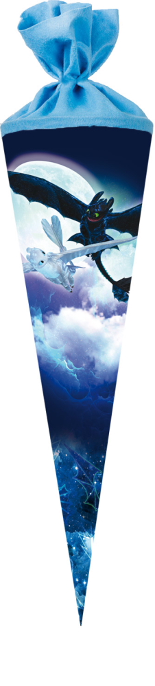 Drachenzähmen - Dragon Glow Schultüte(n)  70cm rund Dreamworks® Filz (10)