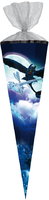 Drachenzähmen - Dragon Glow Schultüte  85cm 6-eckig Tüll/Textilborte  Dreamworks® (10)
