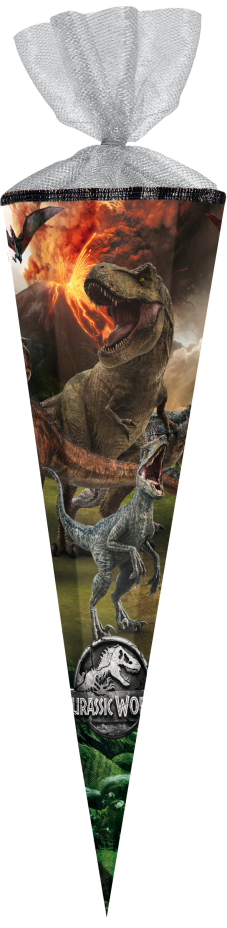 Jurassic World Schultüte  22cm rund Tüll/Textilborte Universal® (20)