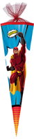 Superhero Schultüte  85cm 6-eckig Tüll/Textilborte Marvel® (10)