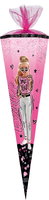 Barbie - Vibes Schultüte  85cm 6-eckig Tüll/Textilborte Mattel® (10)